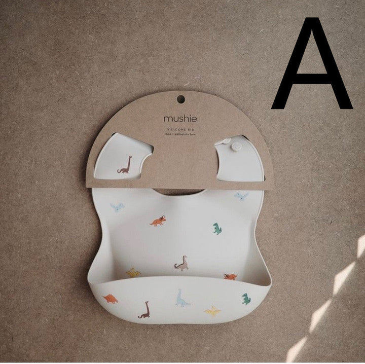 Revolutionize Mealtime with the Baby Silicone Soft Anti Slobber Feeding Bib Pocket