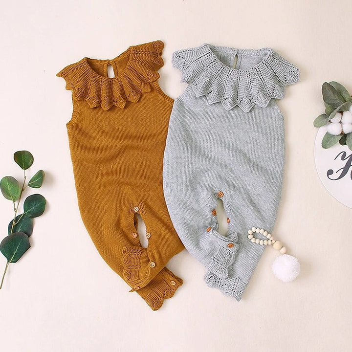 Baby Sleeveless Ruffle Romper: The Perfect Outfit for Your Little One