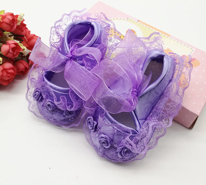 Baby Soft Sole Lace Princess Toddler Shoes - Perfect for Your Little One