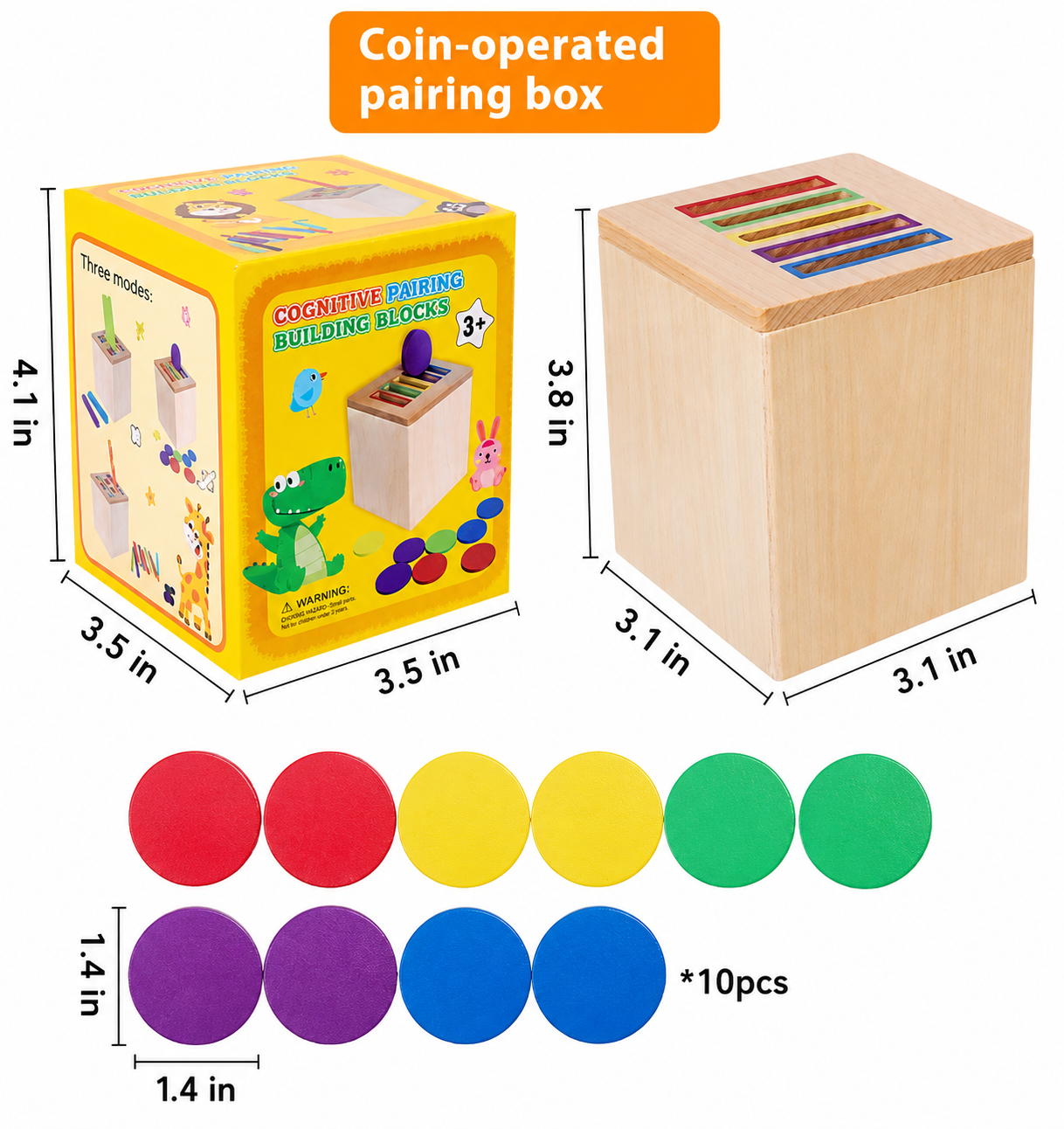 Baby Color Sorting Cognitive Educational Toys