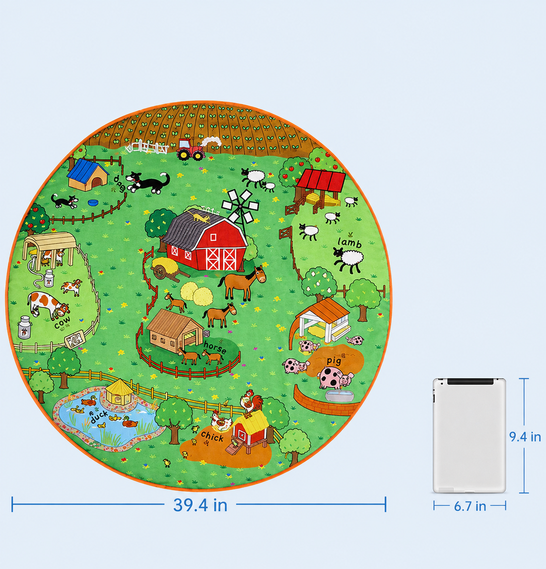 Baby Baby Play Blanket Early Education Animal Toys