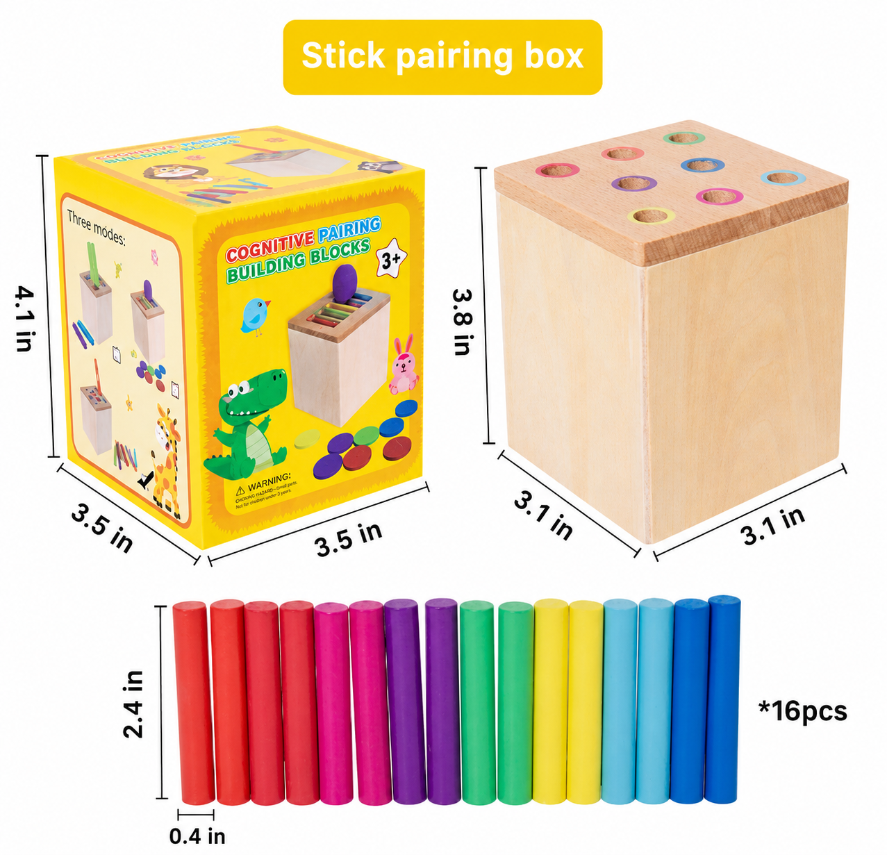 Baby Color Sorting Cognitive Educational Toys